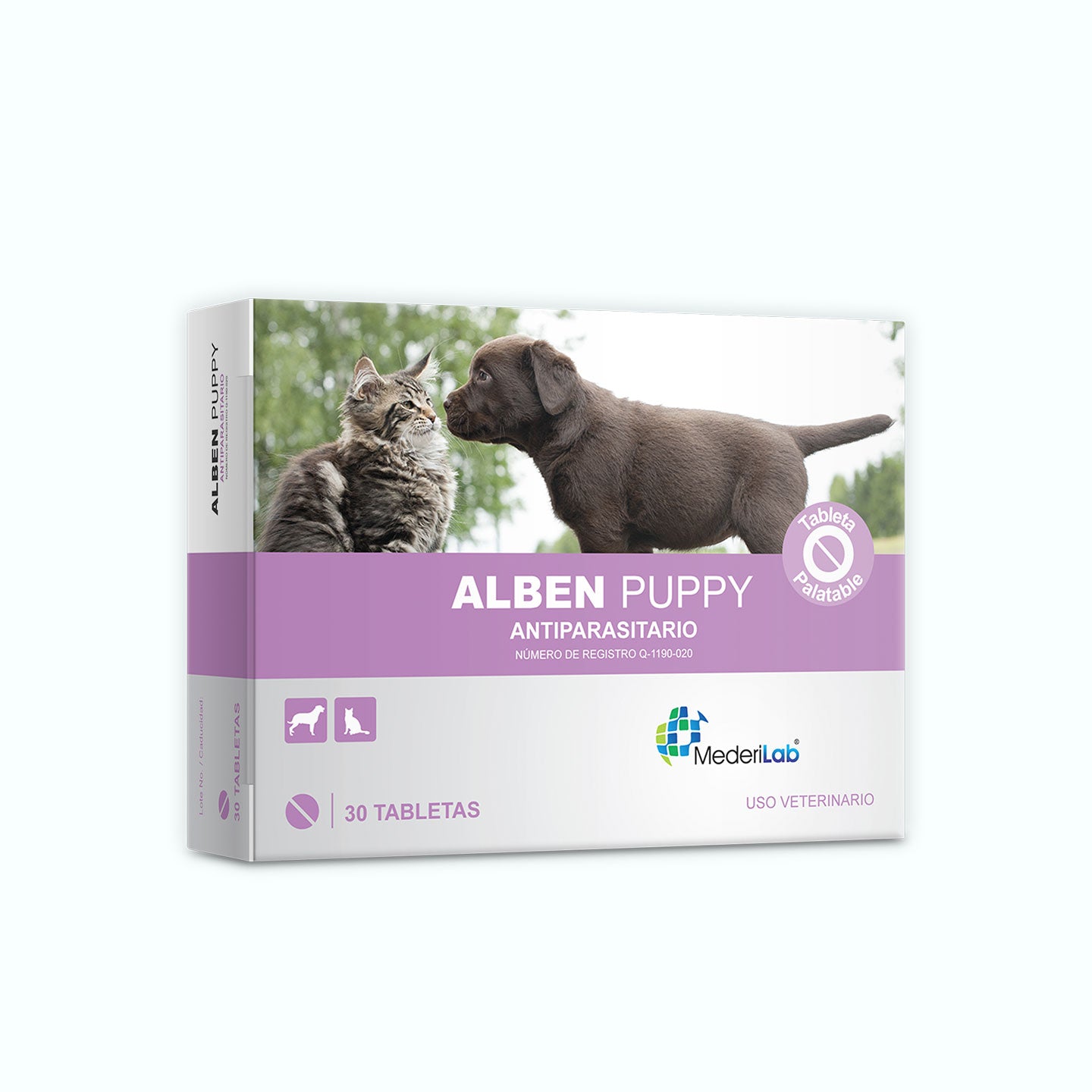 DESPARASITANTE INTERNO ALBEN PUPPY 30 TABLETAS