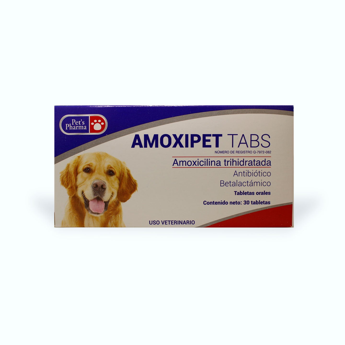 ANTIBIÓTICO AMOXIPET TABLETAS c/30 tabs