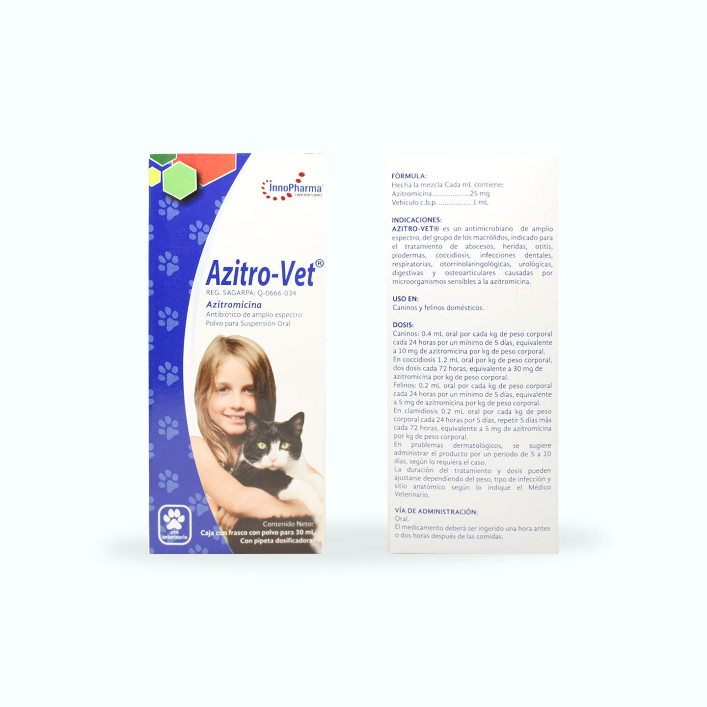 ANTIBIÓTICO AZITRO-VET SUSPENSIÓN 30ML