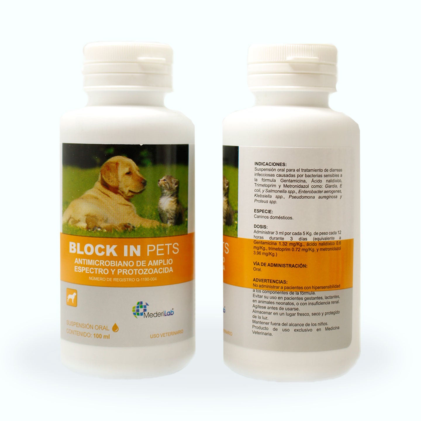 ANTIDARRÉICO BLOCK IN PETS SUSPENSIÓN ORAL