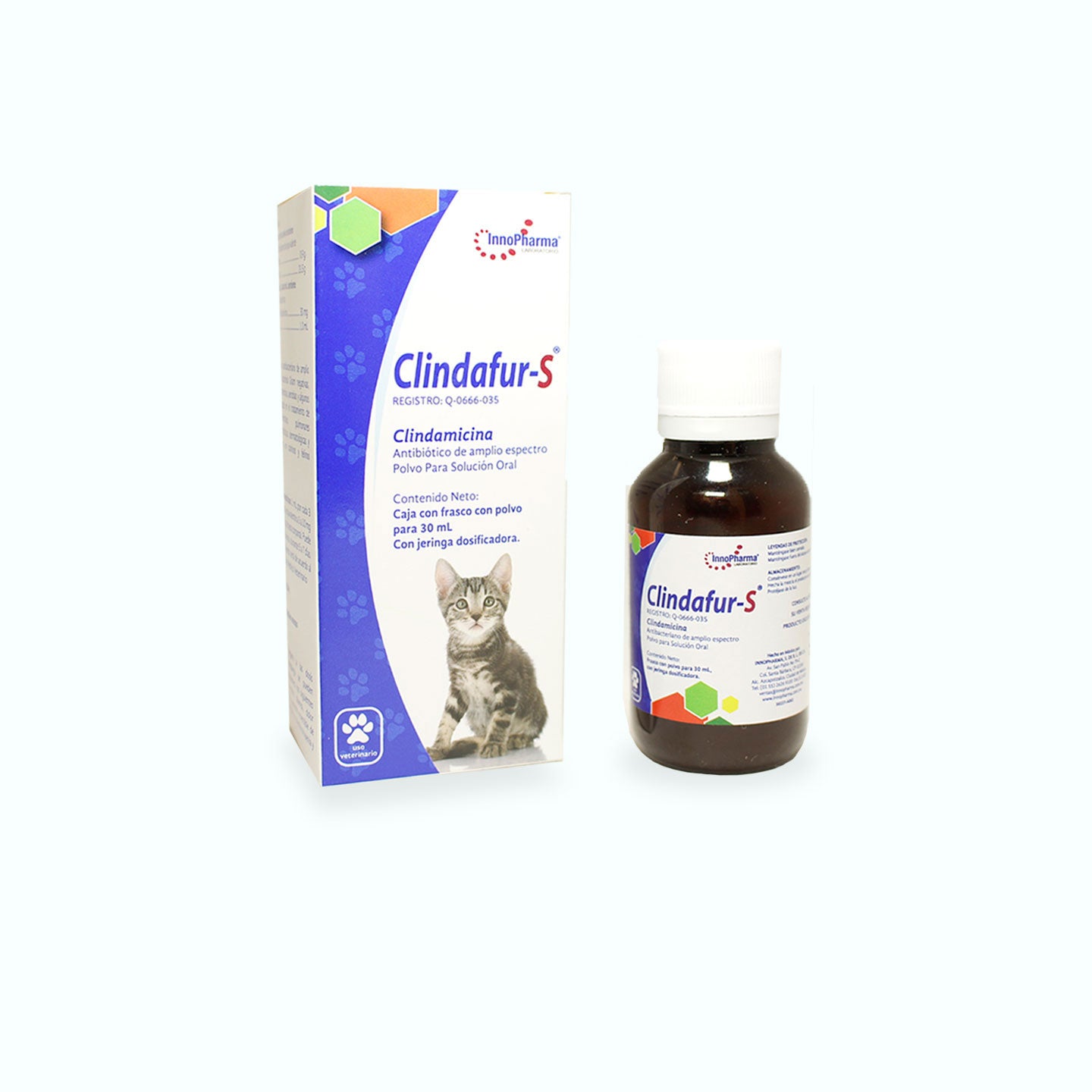 ANTIBIÓTICO CLINDAFUR-S POLVO 30ML