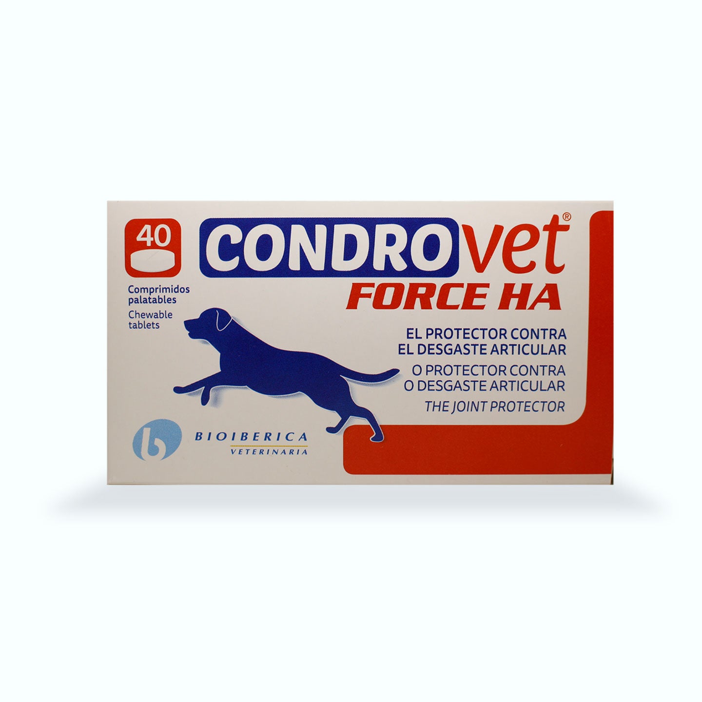NUTRACÉUTICO CONDROVET FORCE HA DOG 40 CAPS