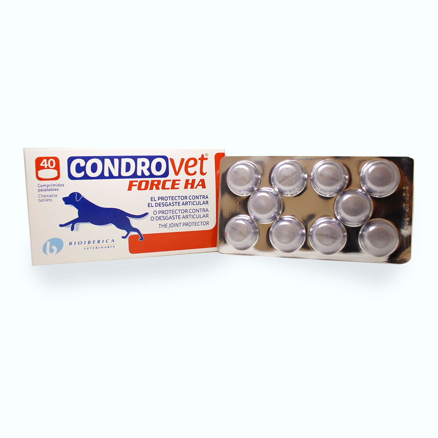 NUTRACÉUTICO CONDROVET FORCE HA DOG 40 CAPS