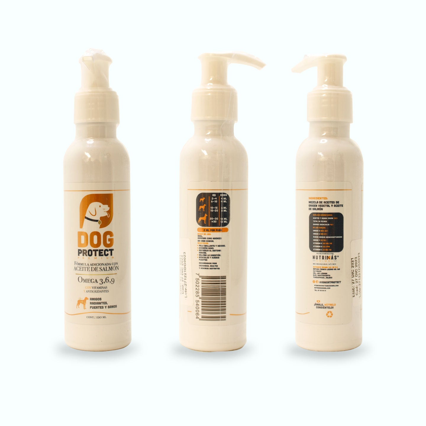 ÁCIDOS GRASOS DOG PROTECT CON DOSIFICADOR