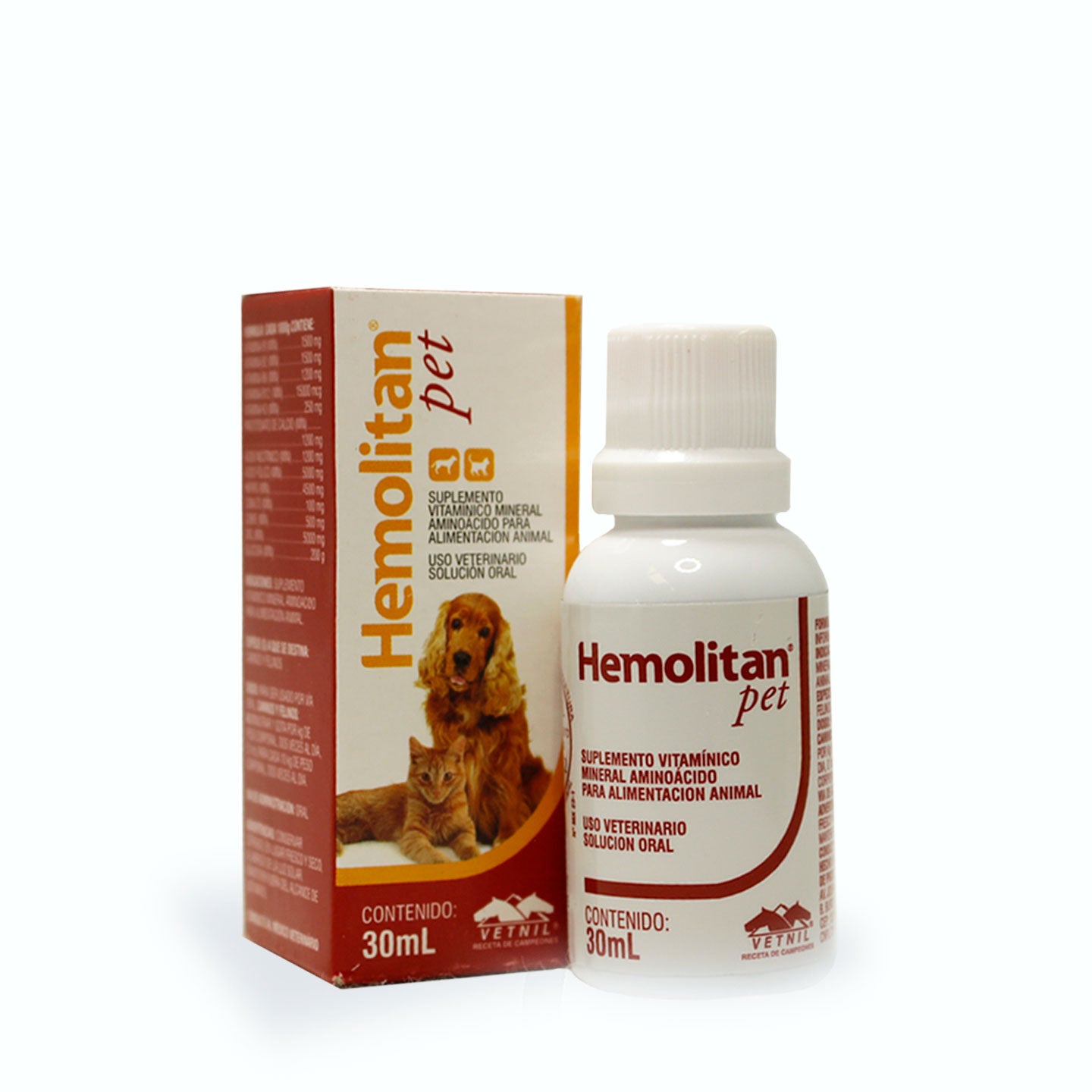 SUPLEMENTO VITAMÍNICO HEMOLITAN PET SOLUCIÓN ORAL