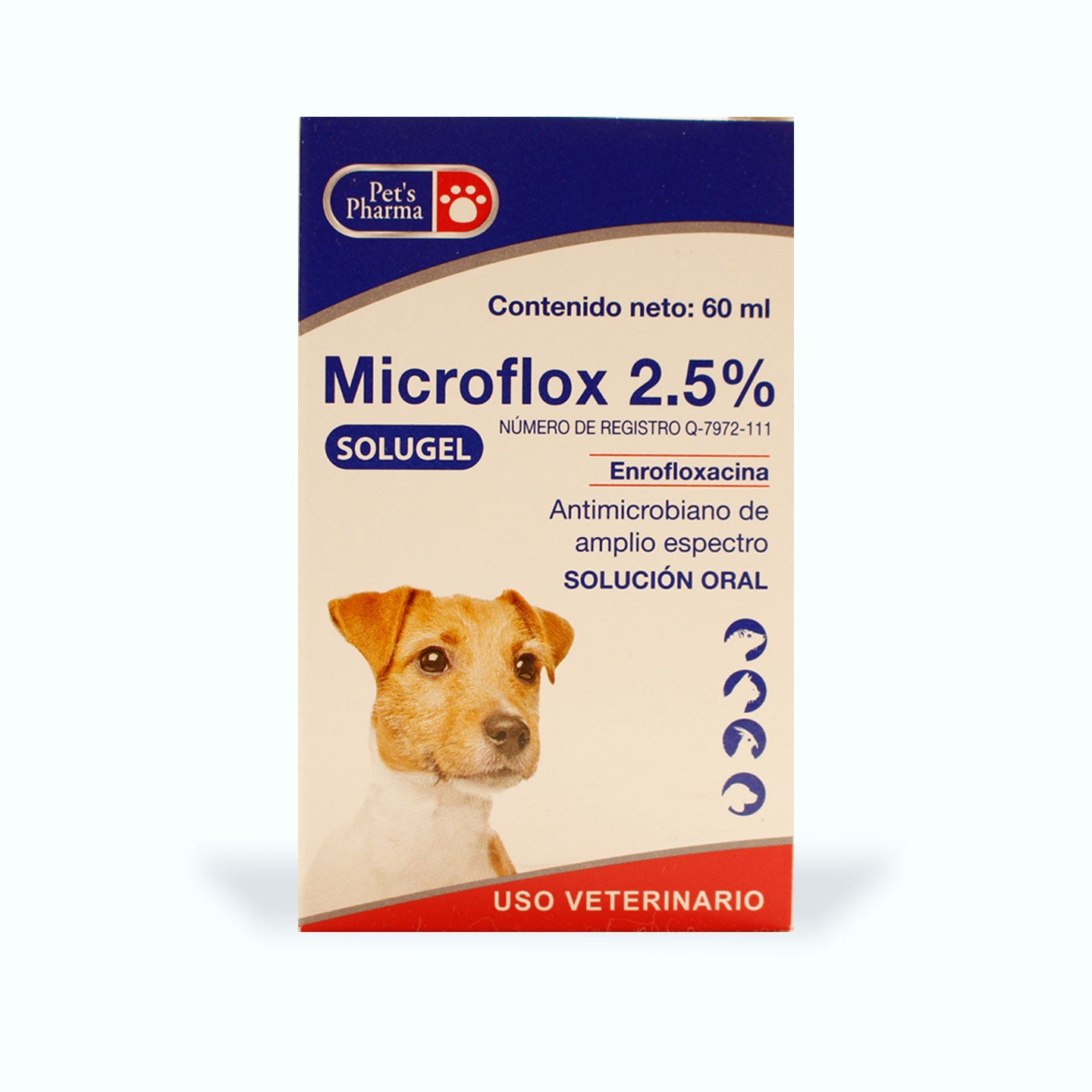 ANTIBIOTICO MICROFLOX 2.5% SOLUGEL 60 ML