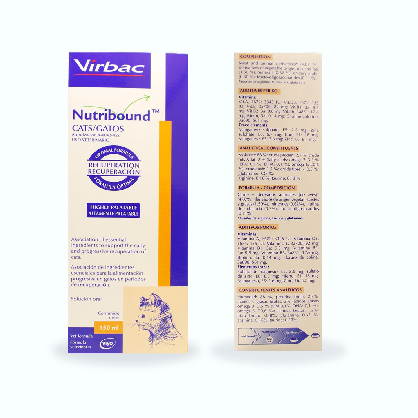 SUPLEMENTO NUTRICIONAL NUTRIBOUND FRASCO 150 ML