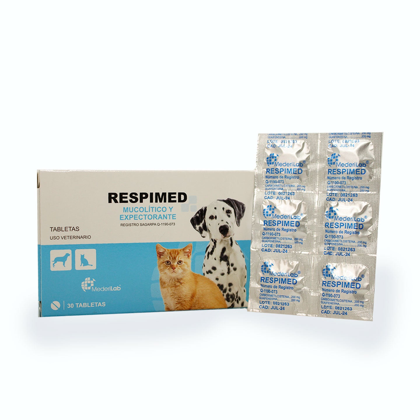 EXPECTORANTE RESPIMED 30 TABLETAS