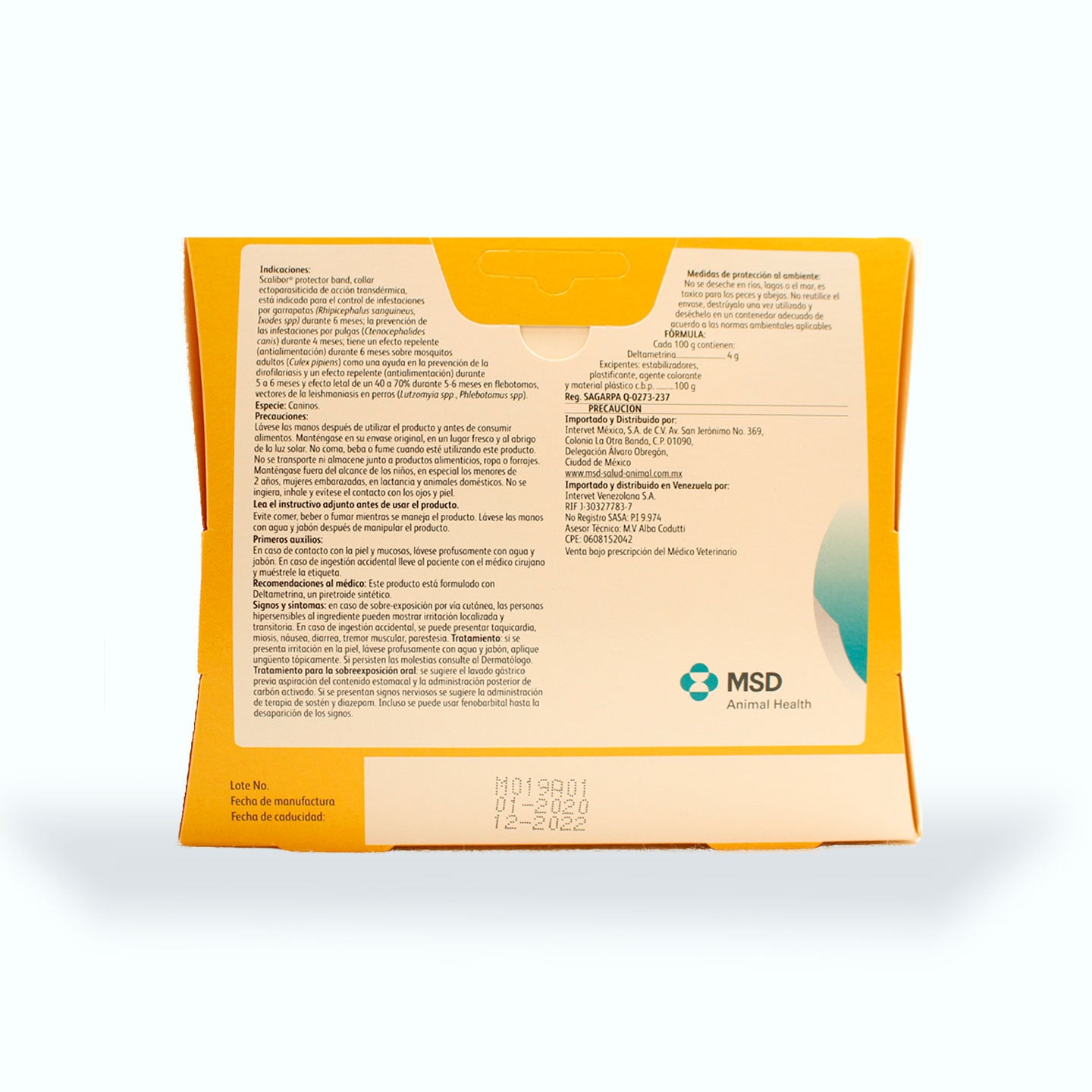 COLLAR ANTIPULGAS SCALIBOR PROTECTOR BAND