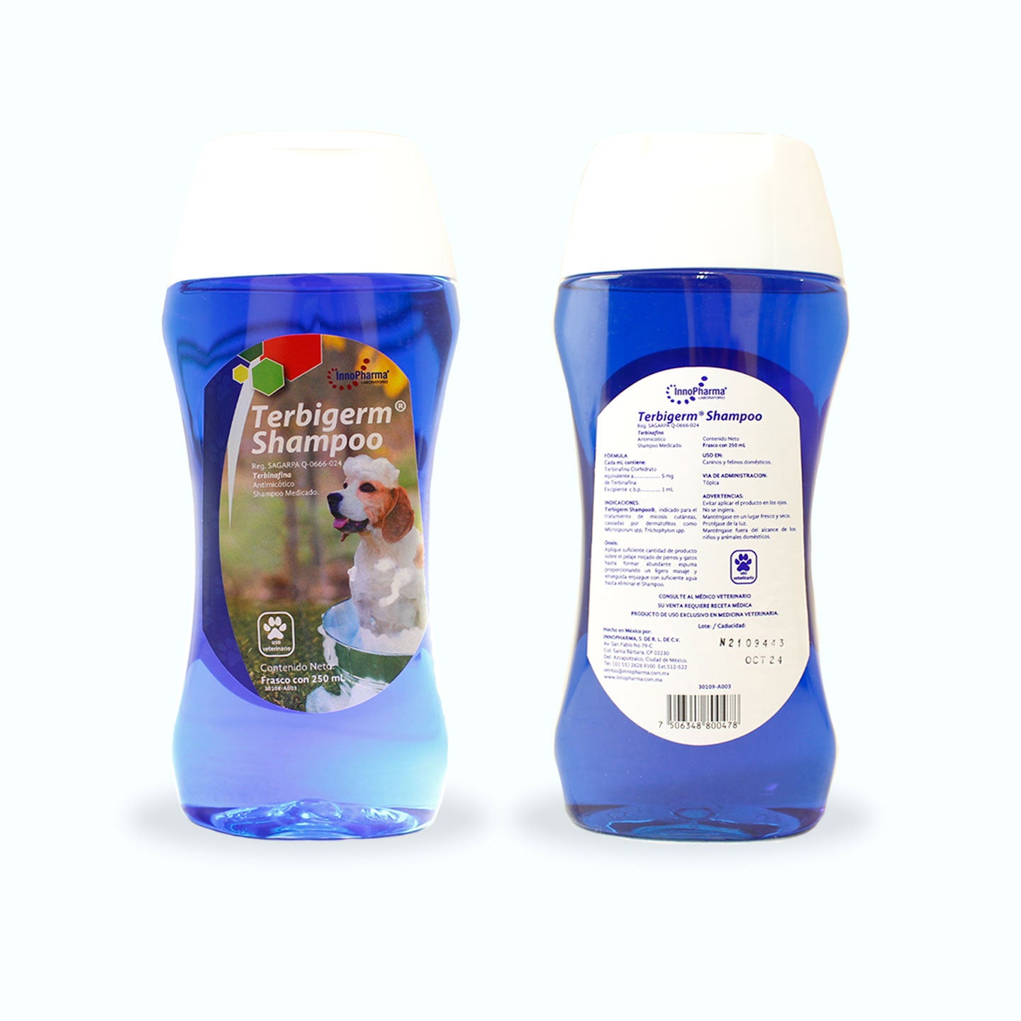 SHAMPOO ANTIMICÓTICO TERBIGERM 250ML