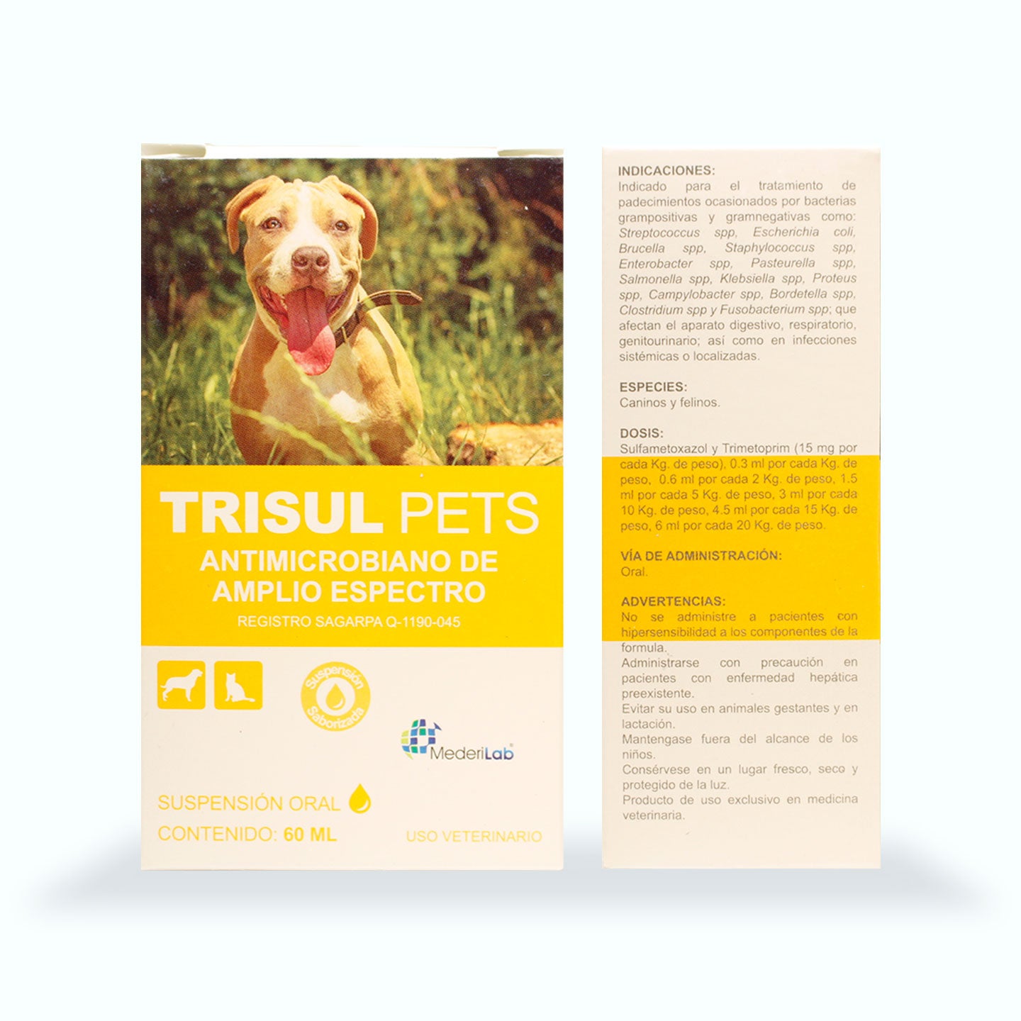ANTIMICROBIANO TRISUL PETS SUSPENSIÓN ORAL