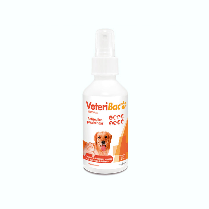 ANTISÉPTICO VETERIBAC MASCOTAS SOLUCIÓN 120ml