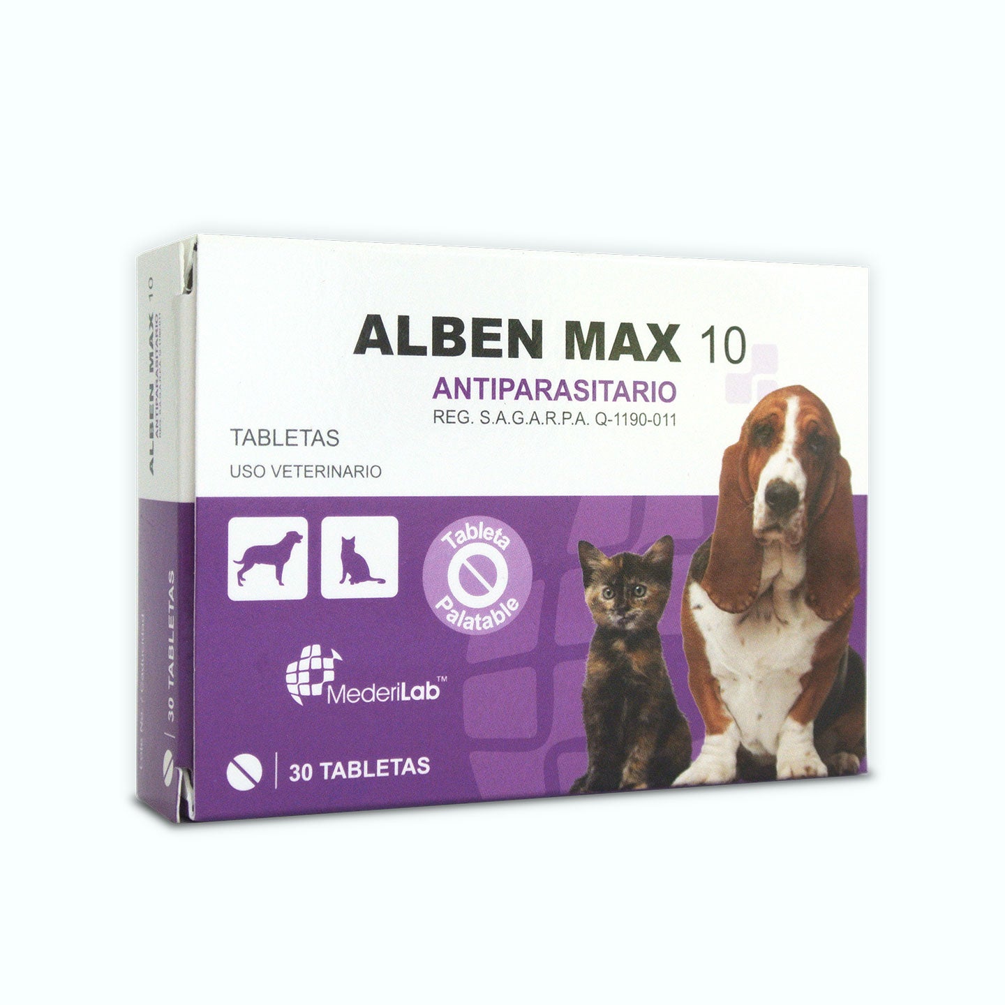 DESPARASITANTE INTERNO ALBEN MAX 30 TABLETAS