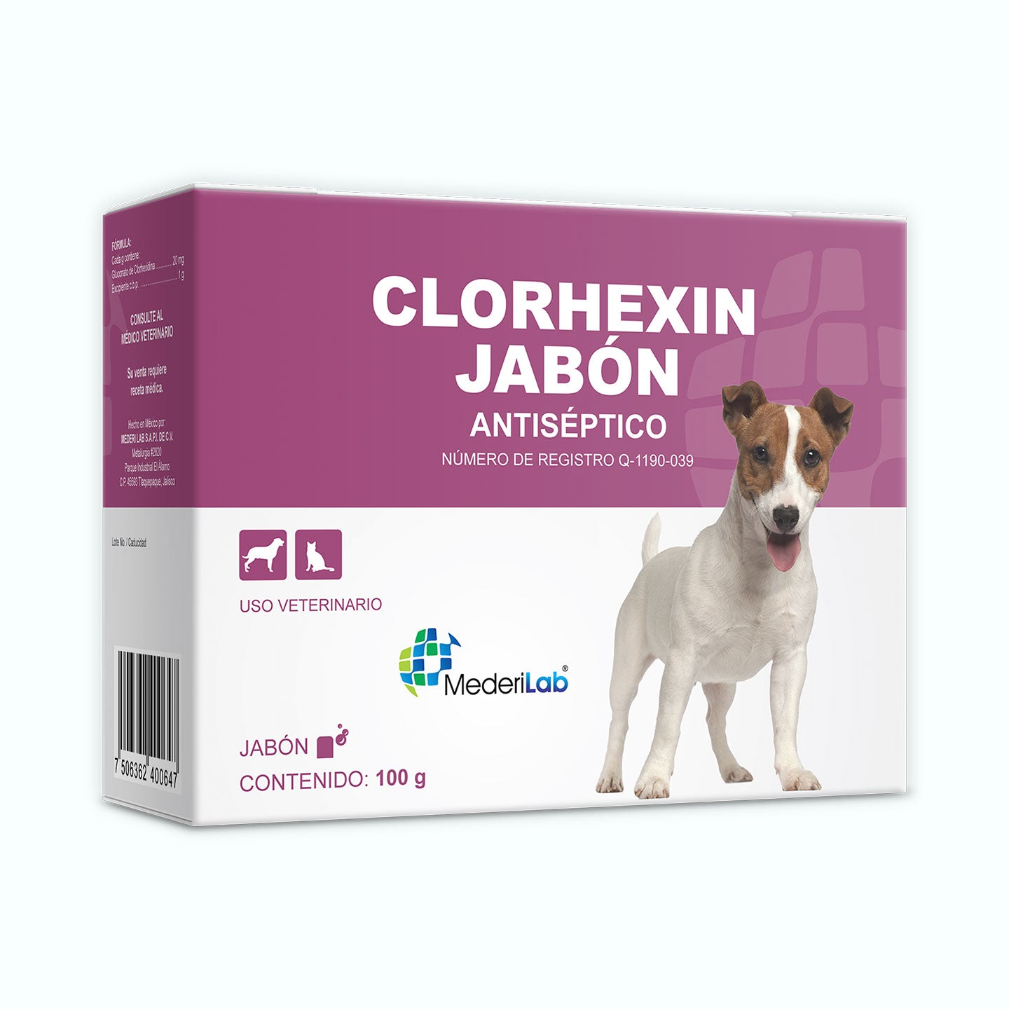 JABÓN ANTISÉPTICO CLORHEXIN 100 GRS.