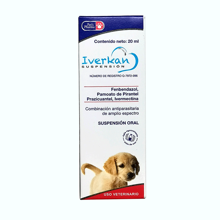 DESPARASITANTE INTERNO IVERKAN SUSPENSIÓN