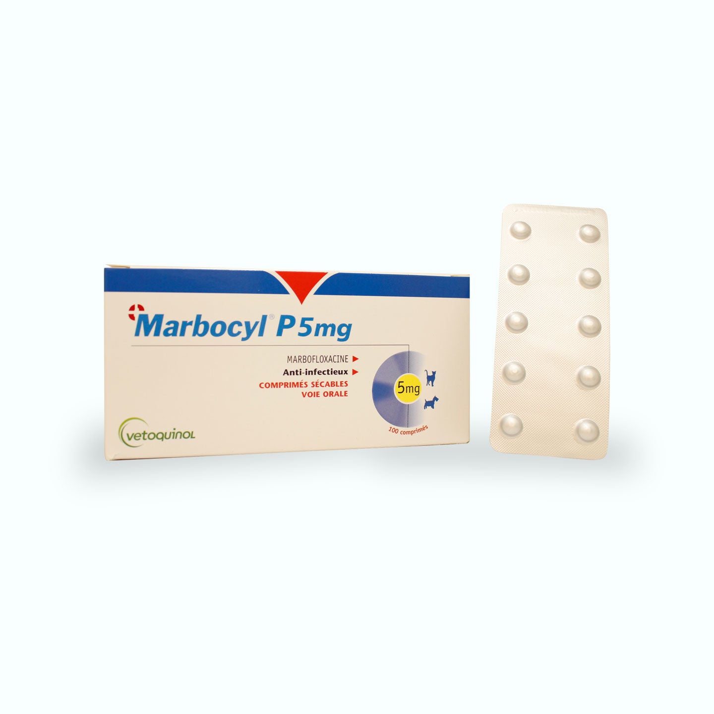 ANTIBIÓTICO MARBOCYL P BLÍSTER 10 COMPRIMIDOS