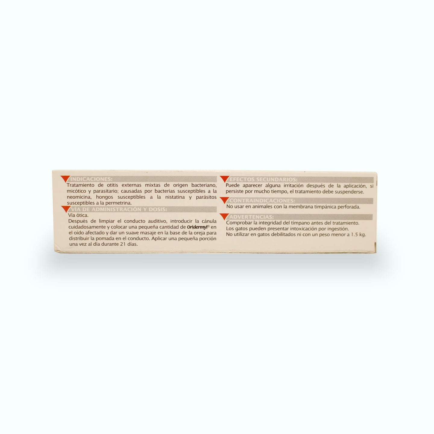 ÓTICO ORIDERMYL POMADA TUBO 10 GR