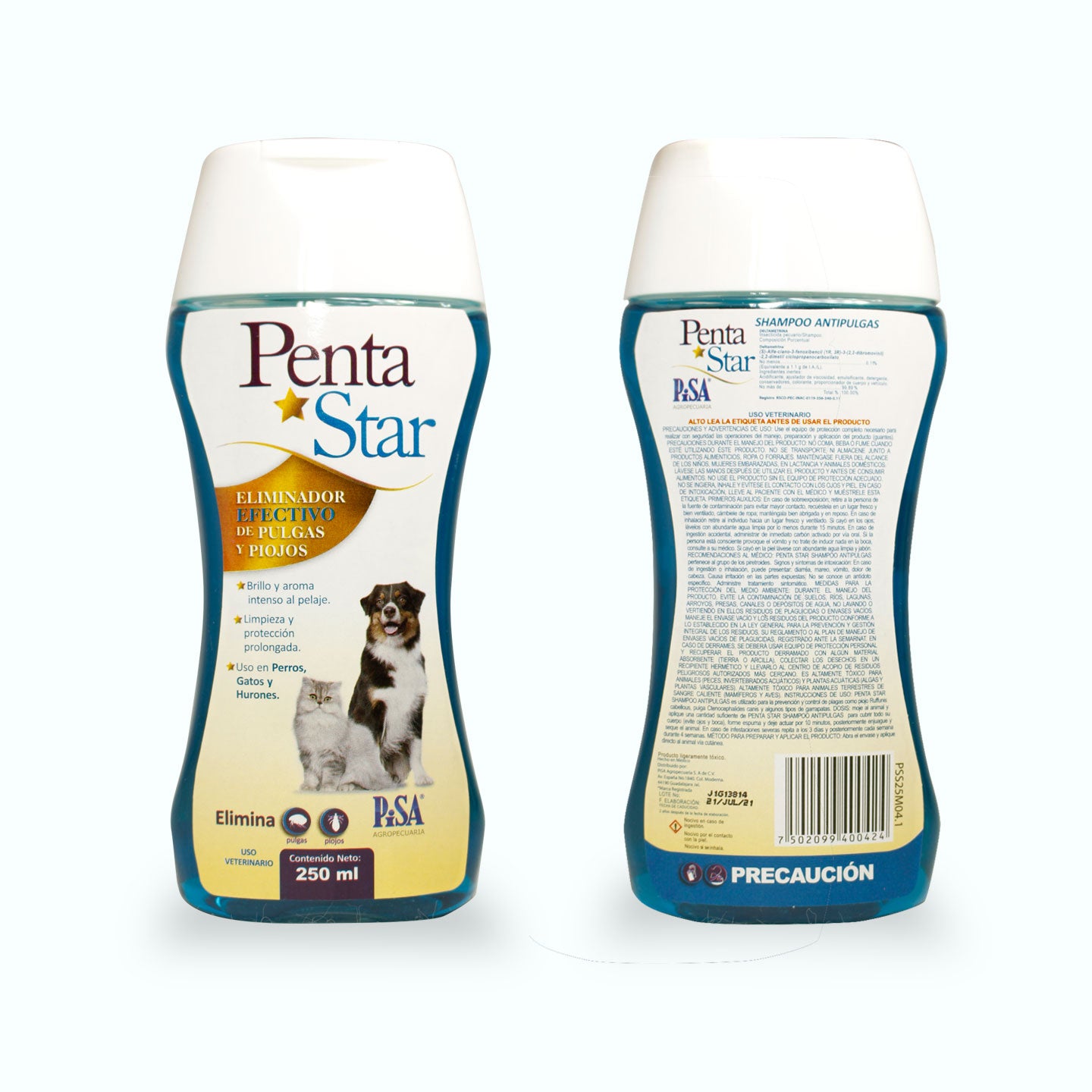 PULGUICIDA PENTASTAR SHAMPOO 250 ML