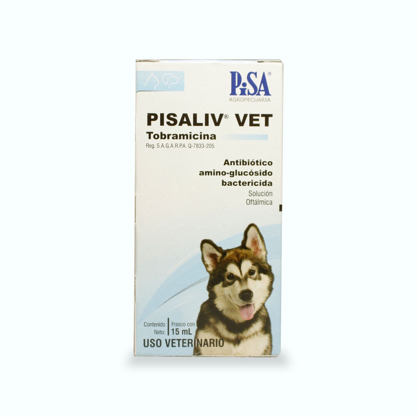 SOLUCIÓN OFTÁLMICA PISALIV VET 3 MG/ML 15 ML