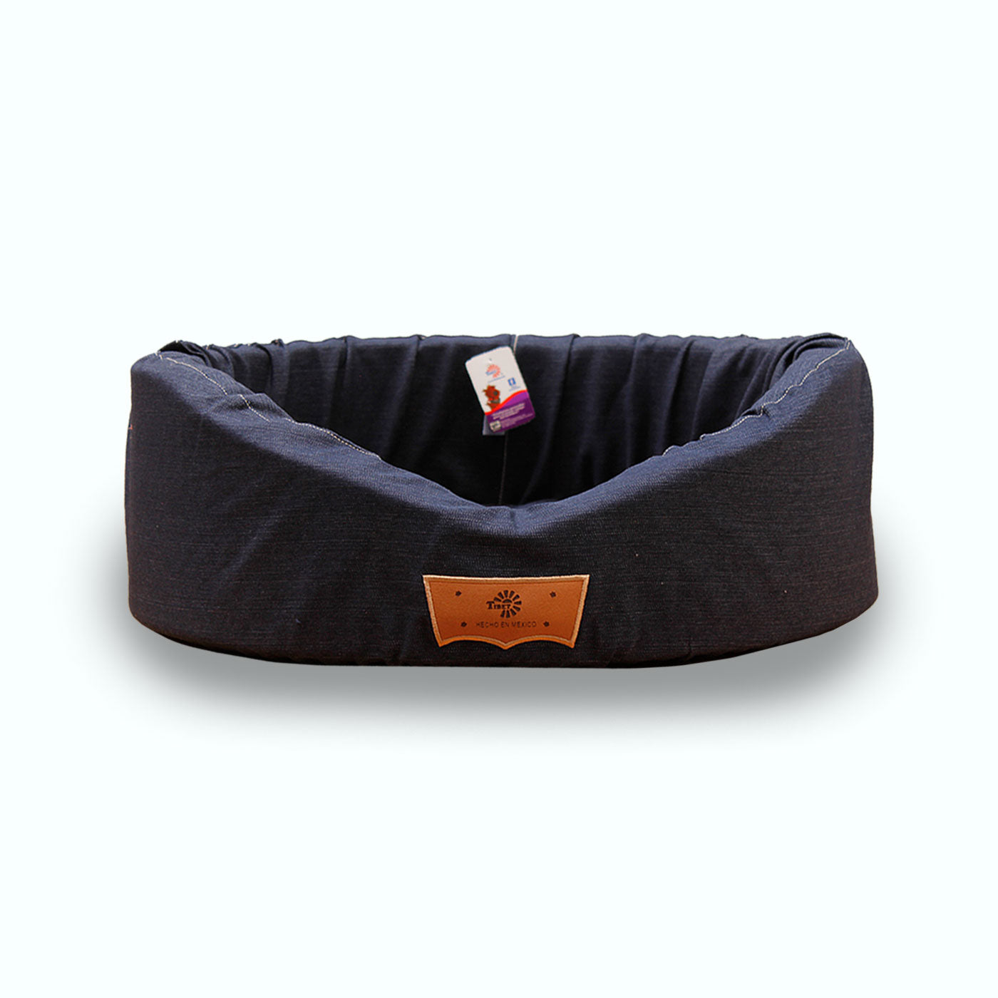 CAMA REDONDA DE MEZCLILLA