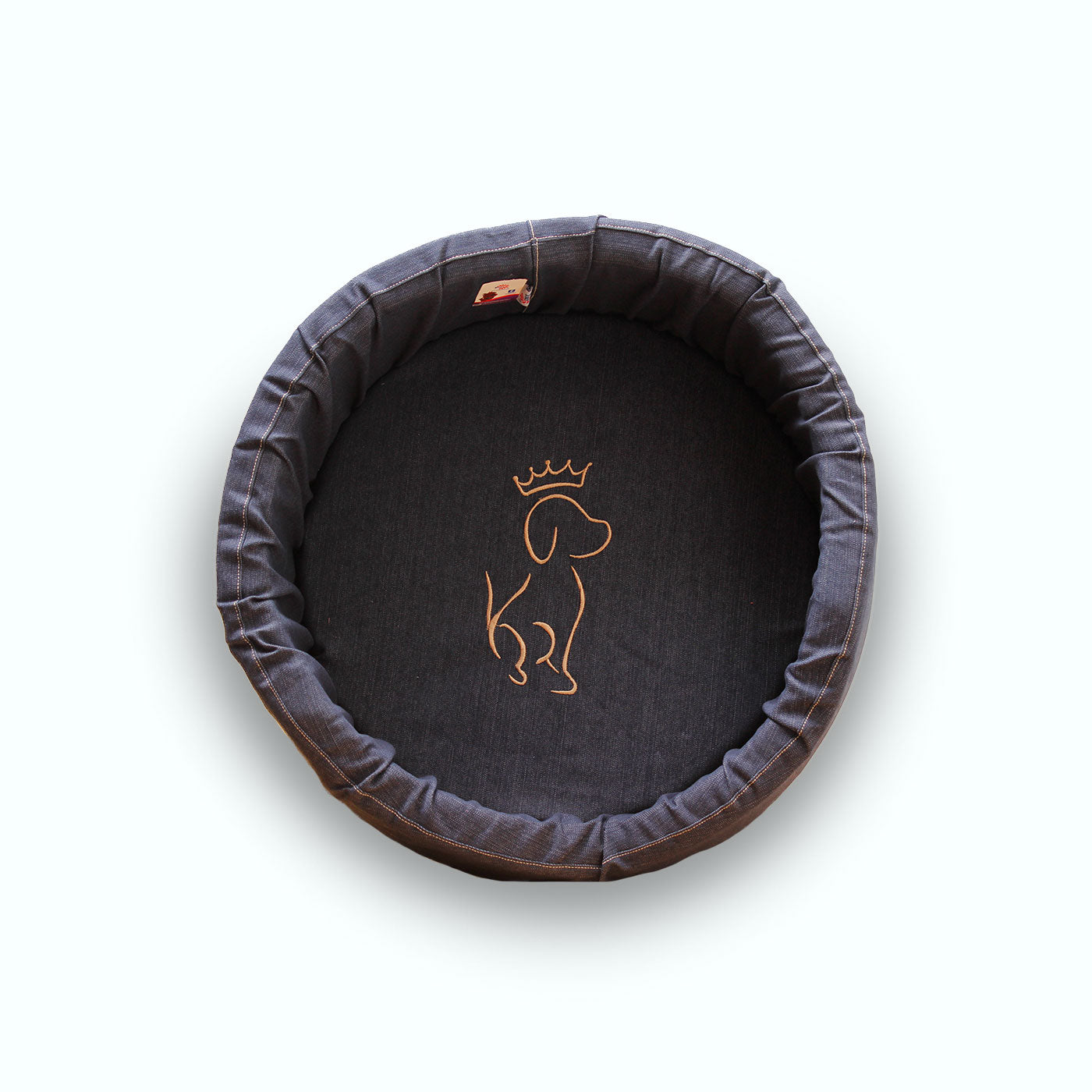 CAMA REDONDA DE MEZCLILLA