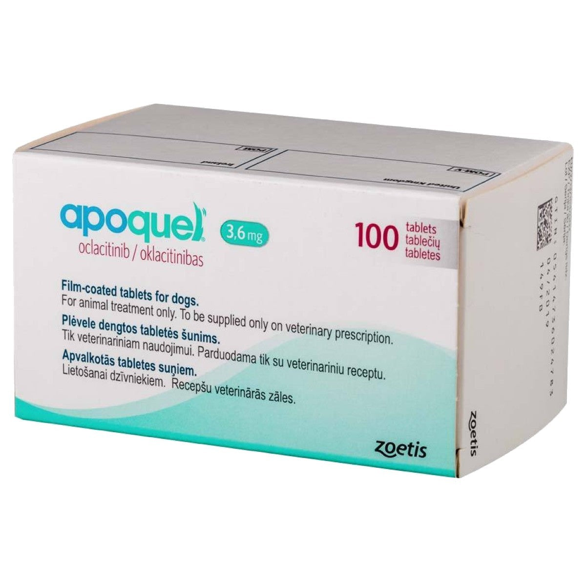 DERMATOLÓGICO APOQUEL TABLETAS 3.6 MG