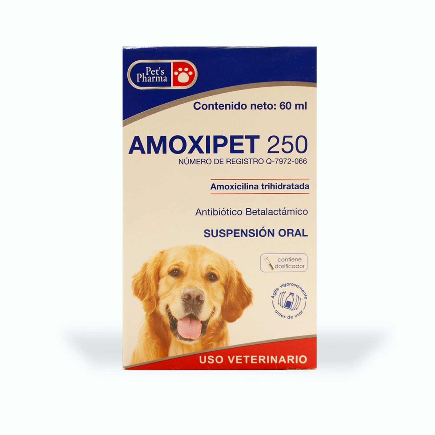 ANTIBIÓTICO AMOXIPET 250 60 ML