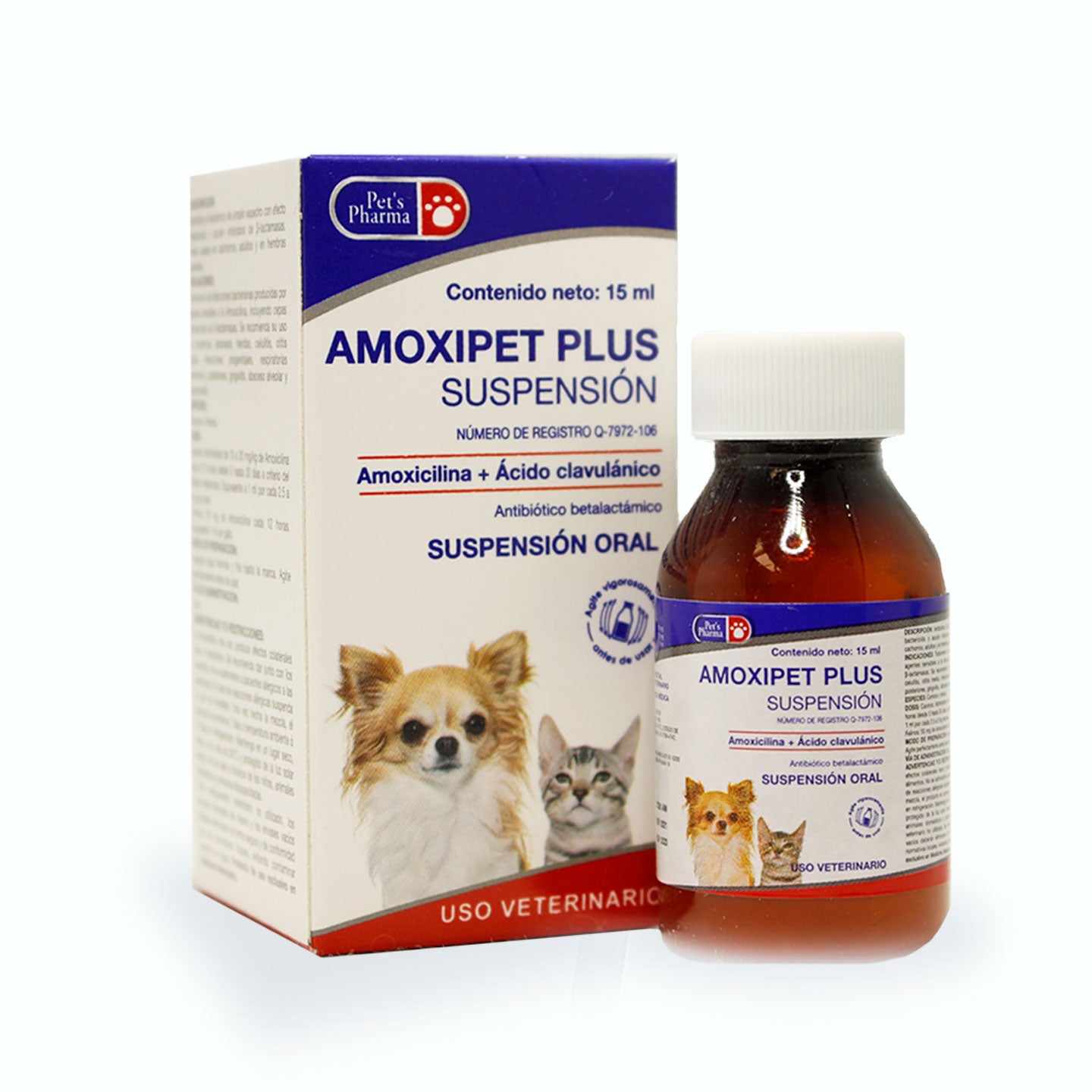 ANTIBIÓTICO AMOXIPET PLUS SUSPENSIÓN