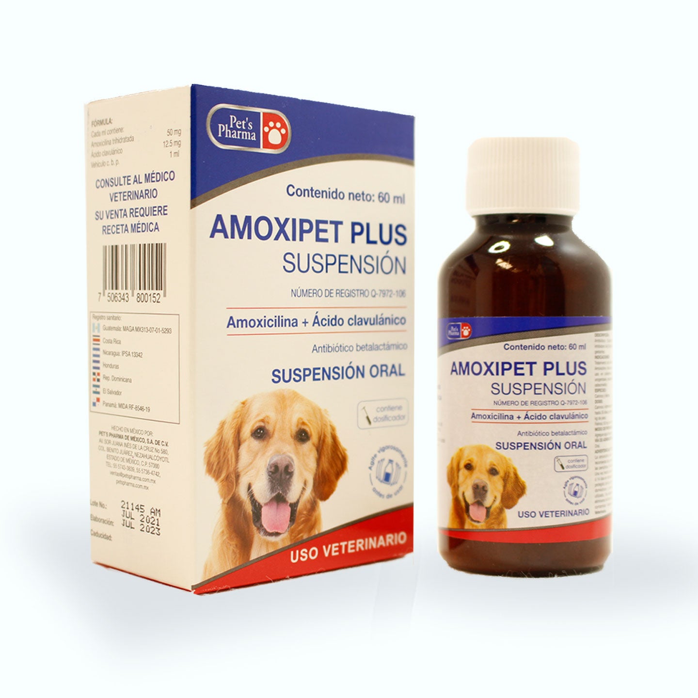 ANTIBIÓTICO AMOXIPET PLUS SUSPENSIÓN
