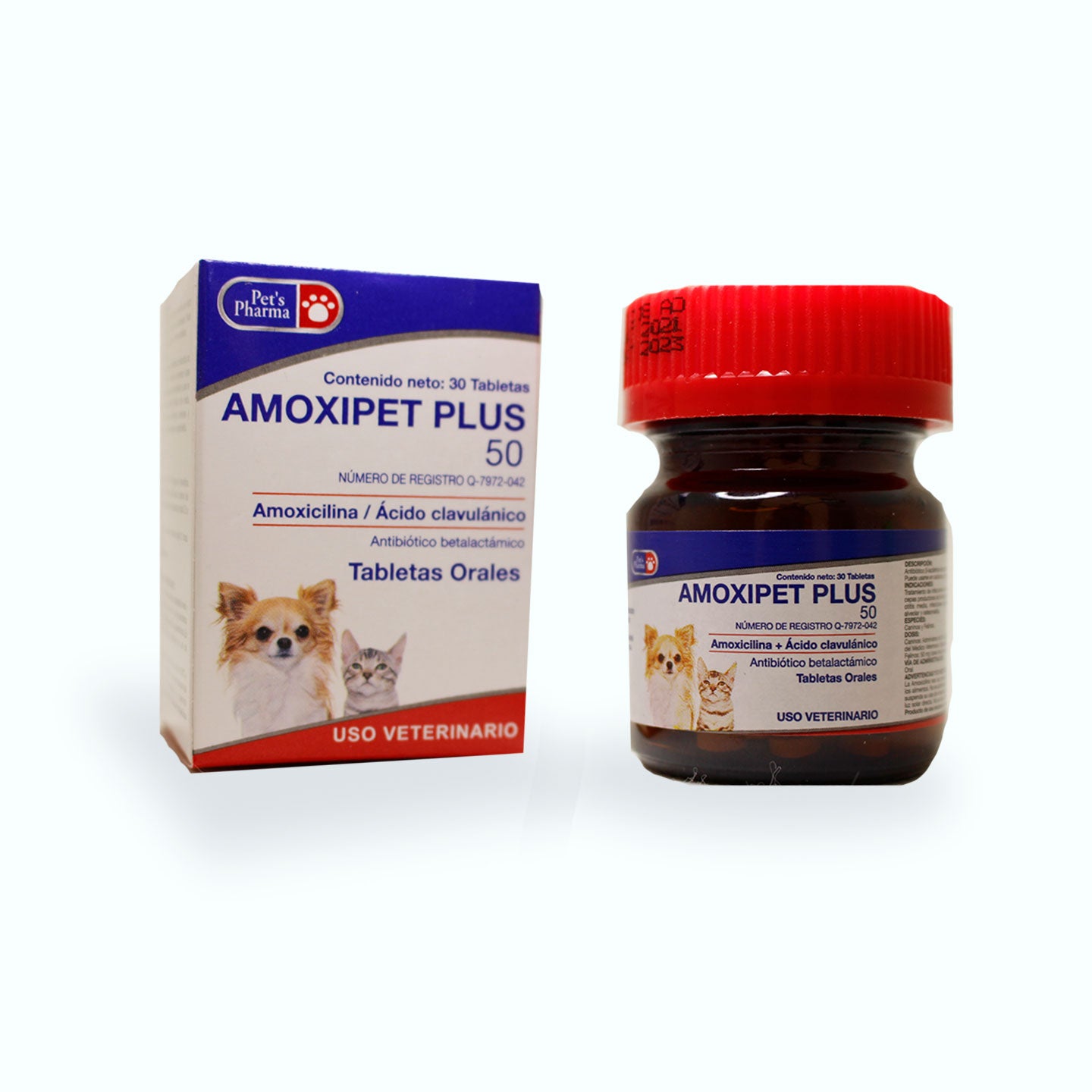 ANTIBIÓTICO AMOXIPET PLUS TABLETAS