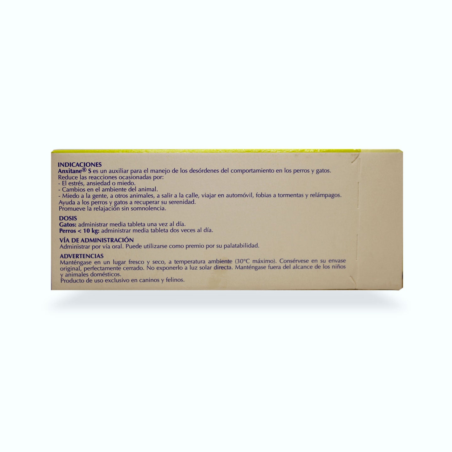 SUPLEMENTO NATURAL ANXITANE 30 TABLETAS
