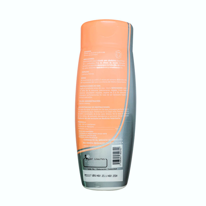 DERMATOLÓGICO BENZODERM SHAMPOO 350 ML