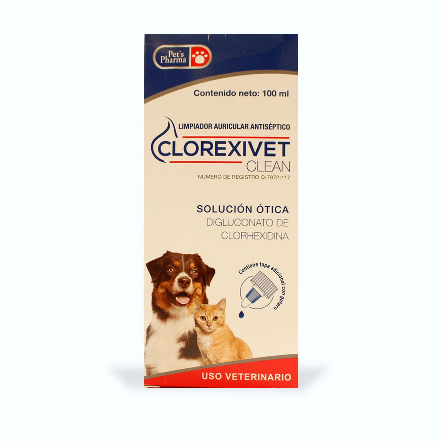 ÓTICO CLOREXIVET CLEAN 100 ML