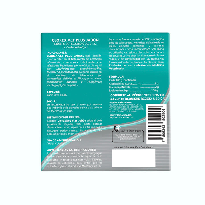 DERMATOLÓGICO CLOREXIVET PLUS JABÓN 100 G