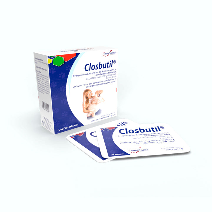 TRATAMIENTO GASTROINTESTINAL CLOSBUTIL 8 SOB/5G