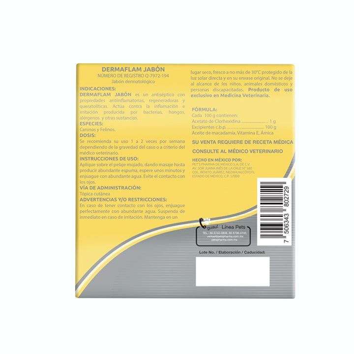 JABÓN DERMATOLÓGICO DERMAFLAM 100 G