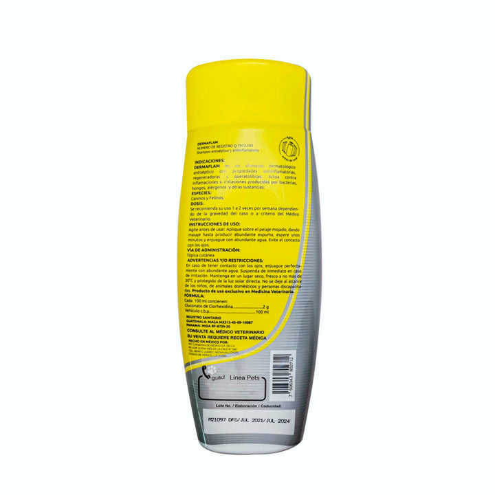 SHAMPOO DERMATOLÓGICO DERMAFLAM 350 ML