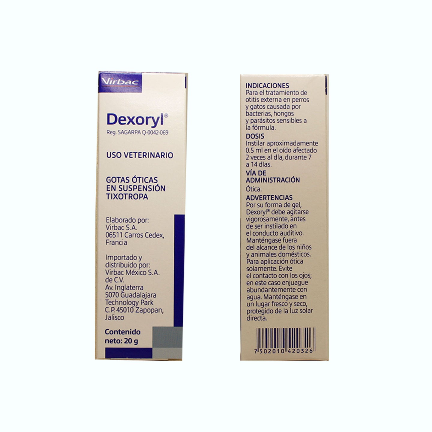 SUSPENSIÓN ÓTICA DEXORYL