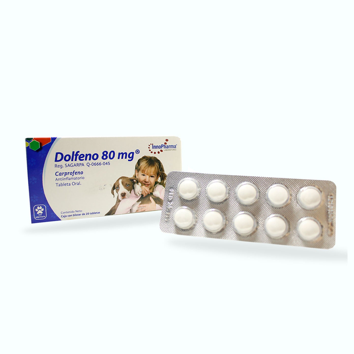 ANTIINFLAMATORIO DOLFENO CAJA CON 20 TABLETAS