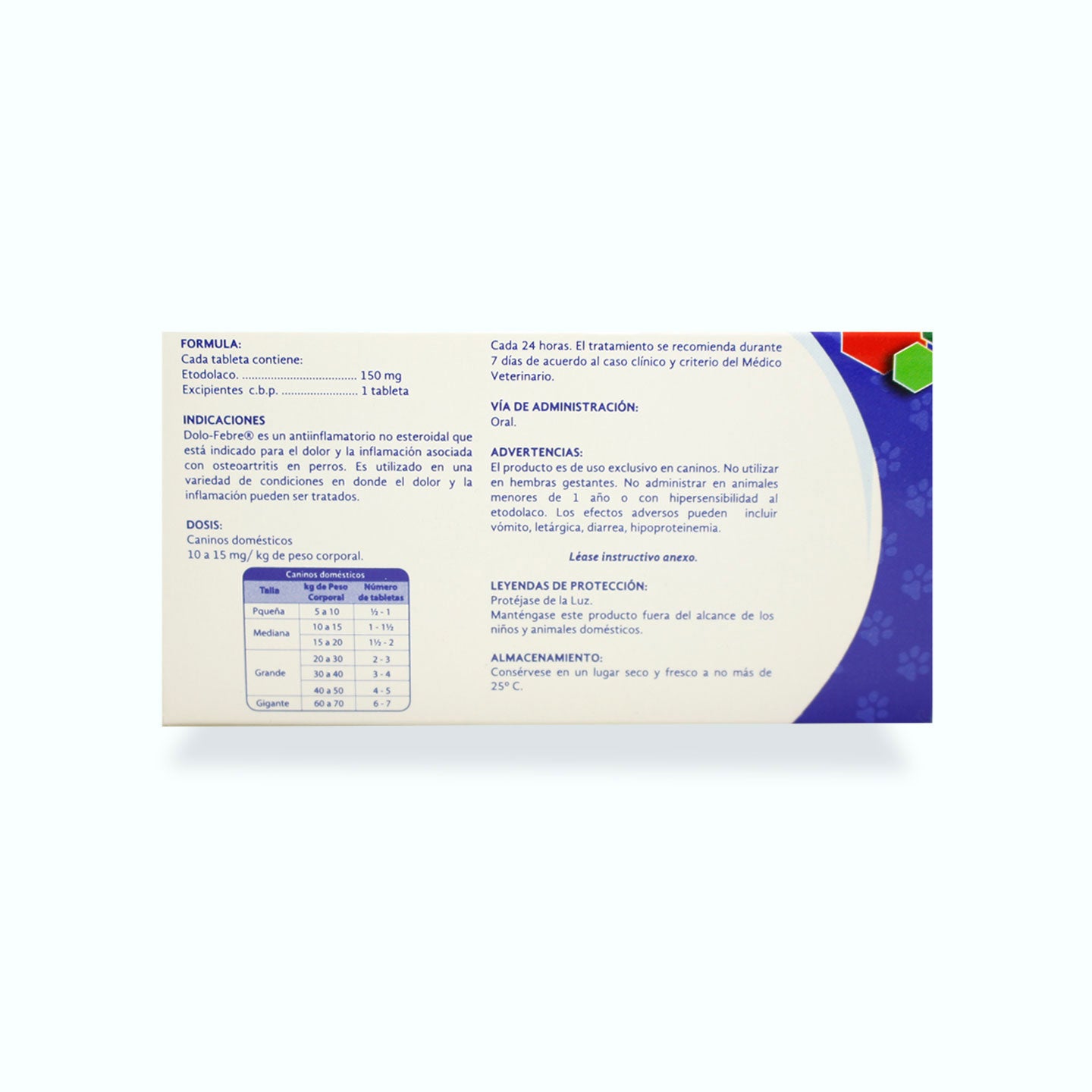 ANTIINFLAMATORIO DOLFENO CAJA CON 20 TABLETAS