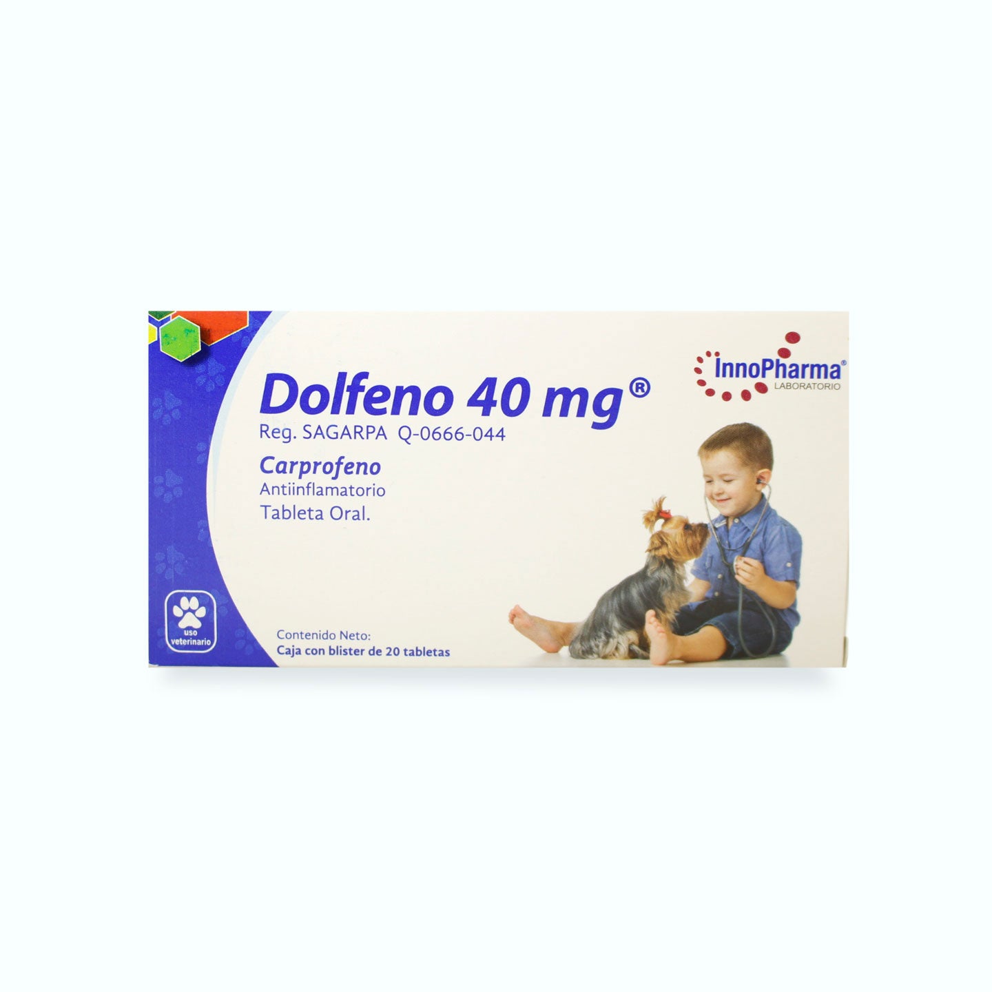 ANTIINFLAMATORIO DOLFENO CAJA CON 20 TABLETAS