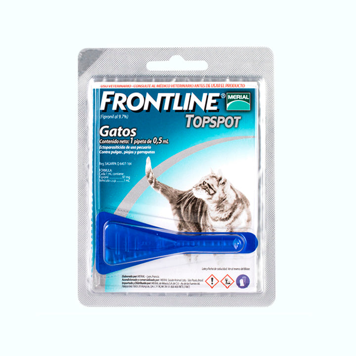 ANTIPULGAS FRONTLINE TOP SPOT GATO PIPETA 1 PZ