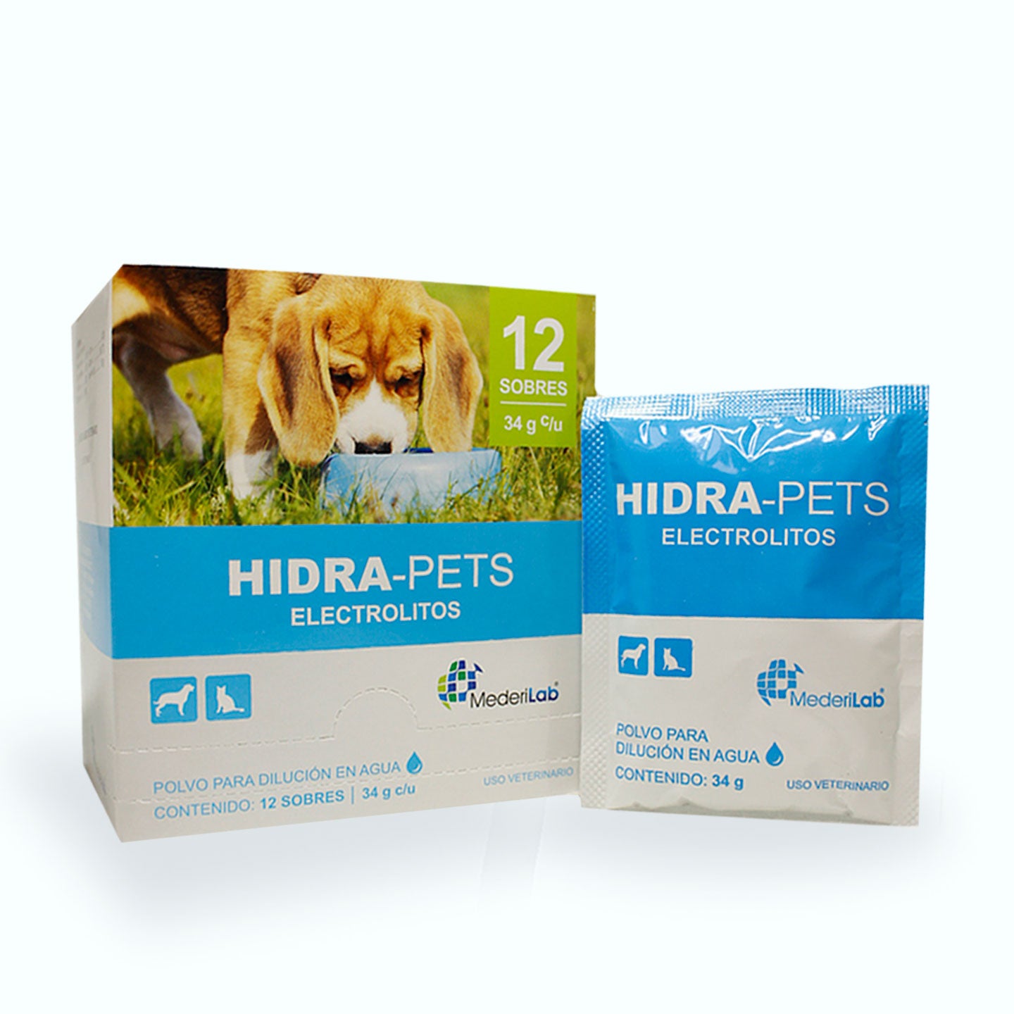 ELECTROLITOS HIDRA-PETS POLVO PARA DILUCIÓN EN AGUA