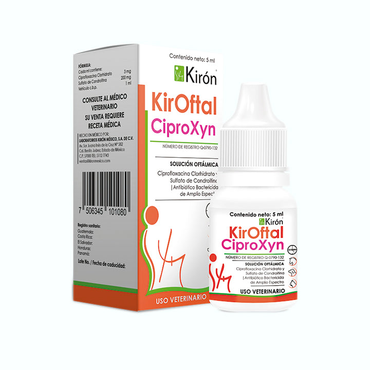 OFTÁLMICO KIROFTAL CIPROXYN 5 ML