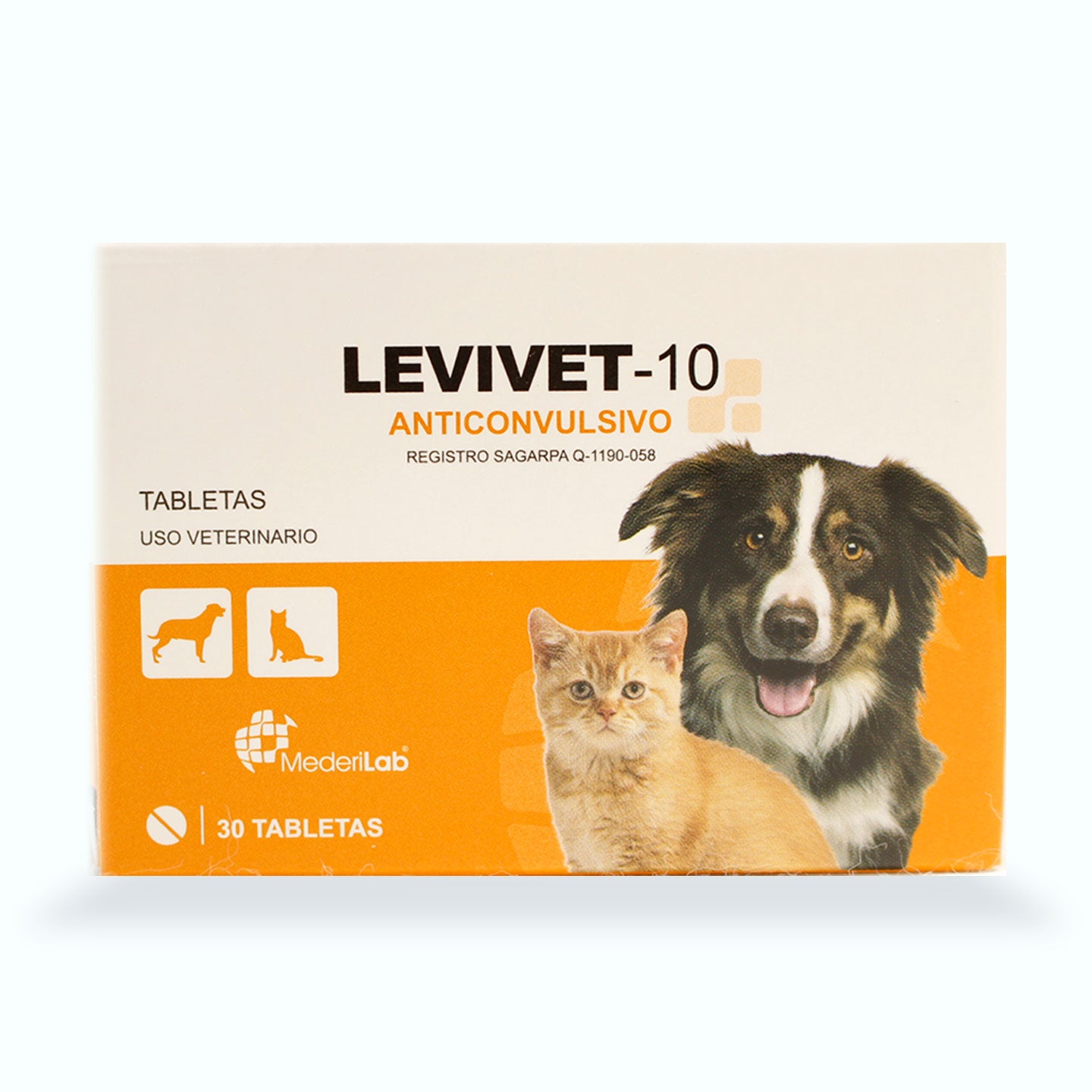 ANTICONVULSIVO LEVIVET CAJA 30 TABLETAS
