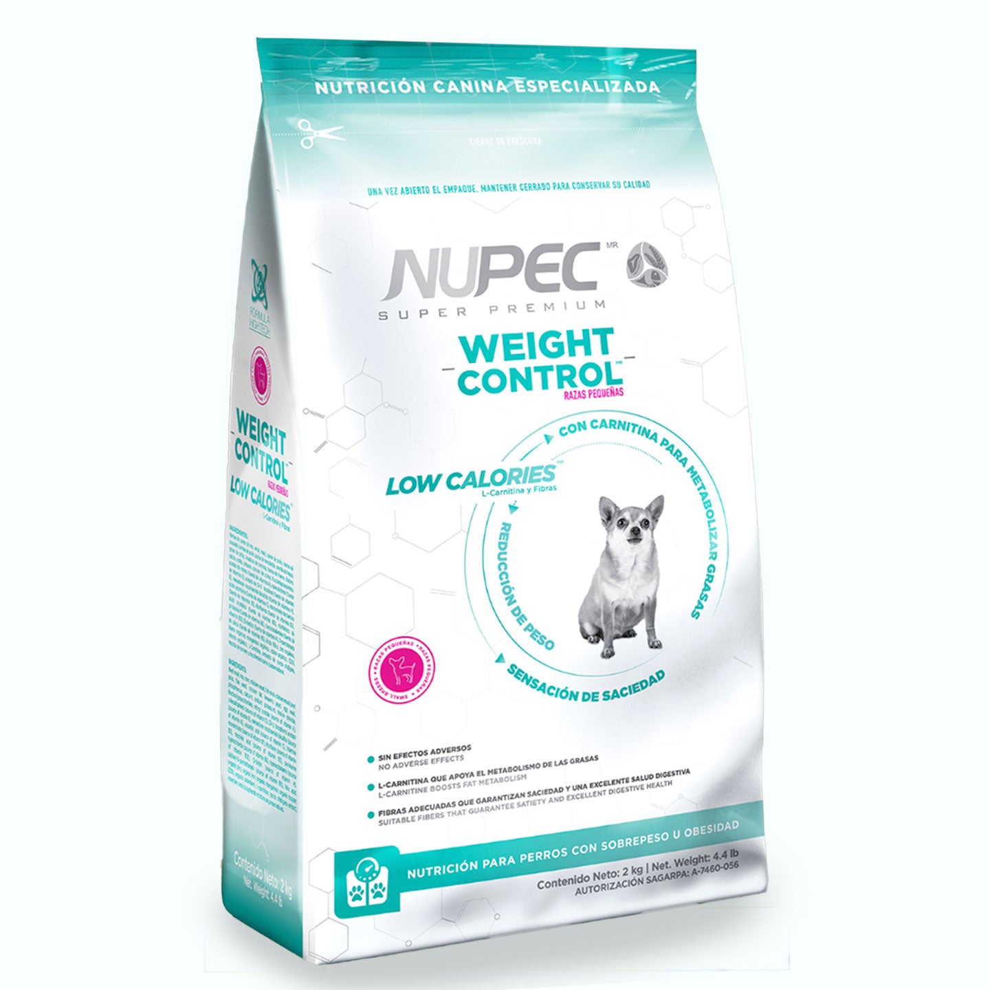 ALIMENTO NUPEC CONTROL DE PESO RAZA PEQUEÑA