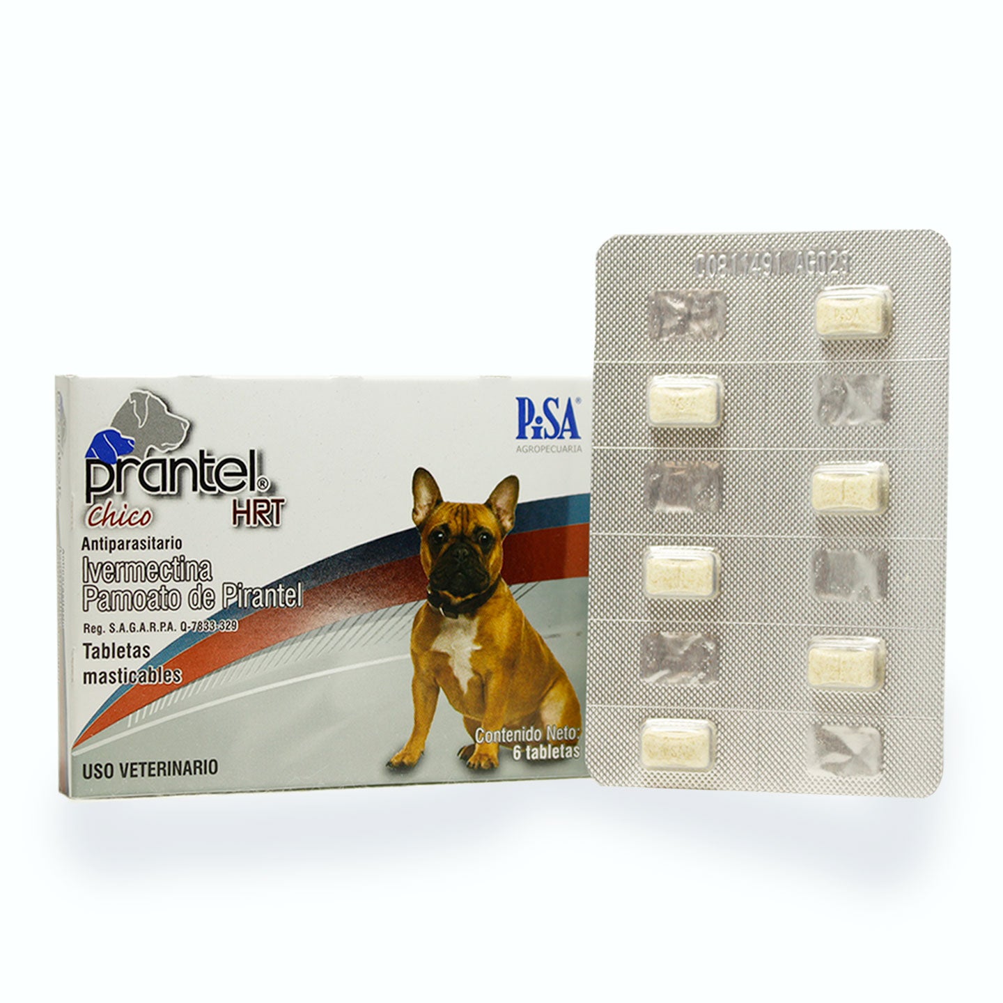 DESPARASITANTE INTERNO PRANTEL HRT C/ 6 VET