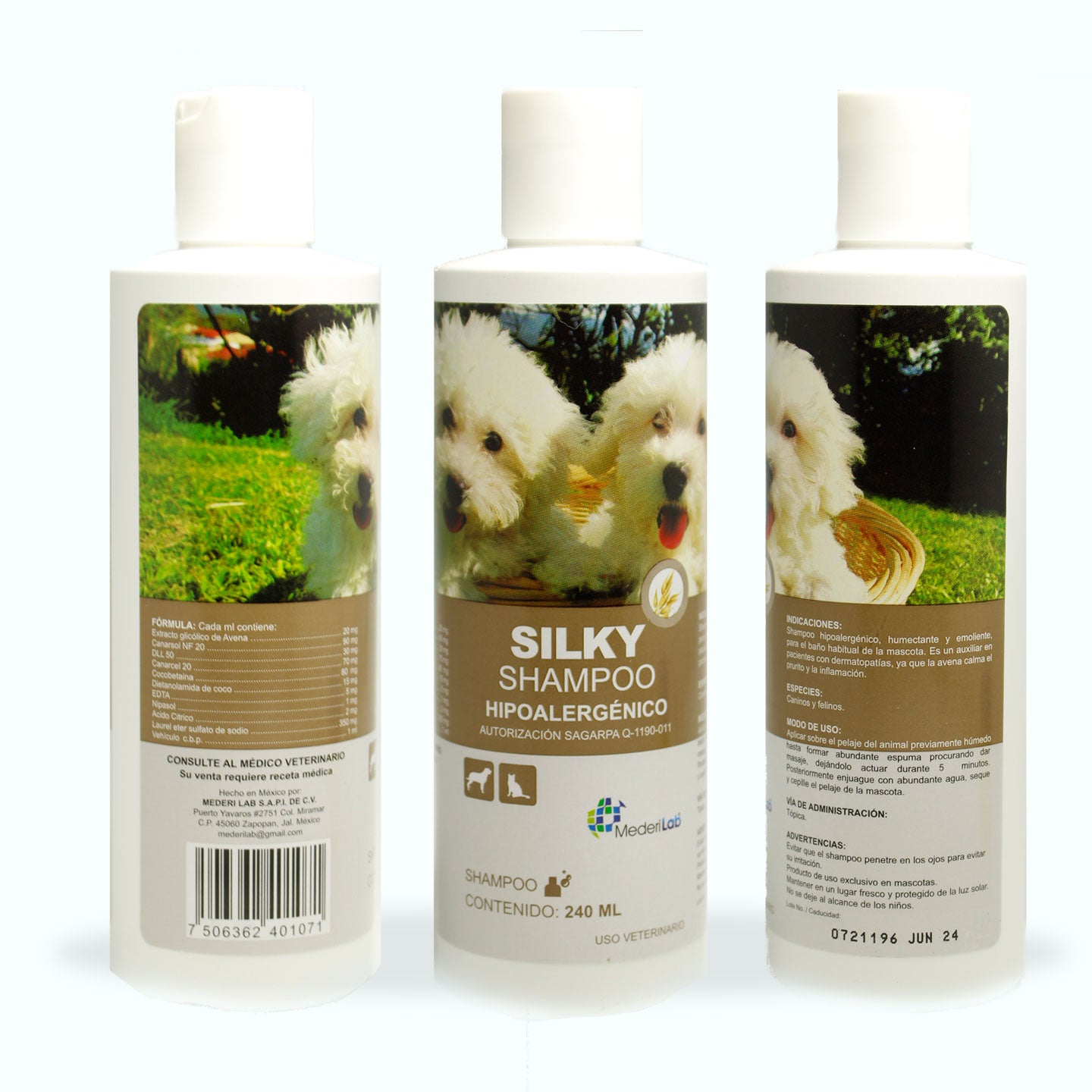 SHAMPOO DERMATOLÓGICO SILKY