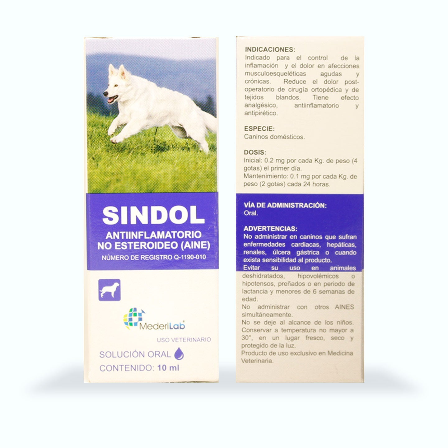 ANTIINFLAMATORIO Y ANALGÉSICO SINDOL SOLUCIÓN ORAL