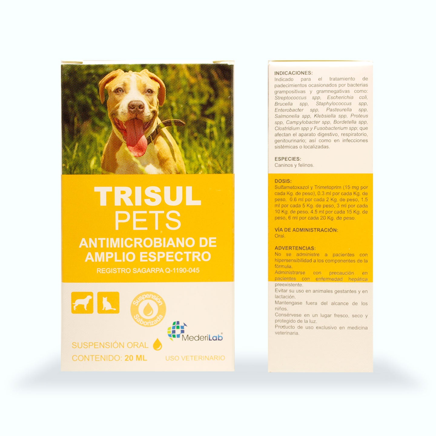 ANTIMICROBIANO TRISUL PETS SUSPENSIÓN ORAL